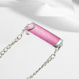 Maxbell Smartphones Chain Back Clip, Lanyard Neck Strap Adjustable Durable Pink