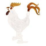 Maxbell Unique Zodiac Rooster Wine Bottle Hand Blown for Rum Xmas Present