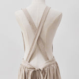 Maxbell Cotton Catering Apron Hairdresser apron Sleeveless for Kitchen chef Oatmeal