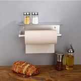 Maxbell Toilet Paper Holder Self Adhesive Rustproof for Kitchen Bathroom Washroom Silver