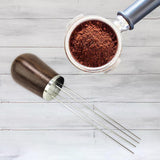 Maxbell Offee Stirrer Tamper Needle Distributor 304 Stainless Steel Needle for Home red
