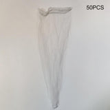 Maxbell 50x Sink Strainer Bag Flexible Elastic for Collecting Kitchen Food Waste 50Pcs Bags