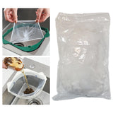 Maxbell 50x Sink Strainer Bag Flexible Elastic for Collecting Kitchen Food Waste 50Pcs Bags