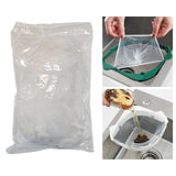 Maxbell 50x Sink Strainer Bag Flexible Elastic for Collecting Kitchen Food Waste 50Pcs Bags