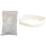 Maxbell 50x Sink Strainer Bag Flexible Elastic for Collecting Kitchen Food Waste 50x with White Rack