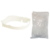 Maxbell 50x Sink Strainer Bag Flexible Elastic for Collecting Kitchen Food Waste 50x with White Rack