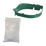 Maxbell 50x Sink Strainer Bag Flexible Elastic for Collecting Kitchen Food Waste 50x with Green Rack