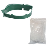 Maxbell 50x Sink Strainer Bag Flexible Elastic for Collecting Kitchen Food Waste 50x with Green Rack