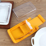 Maxbell Butter Dish with Lid Removeable Airtight for Countertop Home Cutting Food