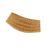 Maxbell Hand Woven Rattan Serving Platter for Vegetables Fruits Food 23cm x 17cm
