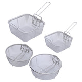 Maxbell Stainless Steel Fryer Basket French Fries Holder Square 20cmx20cm