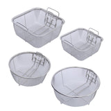 Maxbell Stainless Steel Fryer Basket French Fries Holder Square 20cmx20cm