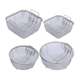Maxbell Stainless Steel Fryer Basket French Fries Holder Square 20cmx20cm