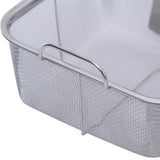 Maxbell Stainless Steel Fryer Basket French Fries Holder Square 24cmx24cm