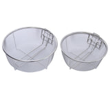 Maxbell Stainless Steel Fryer Basket French Fries Holder Round 20cmx20cm