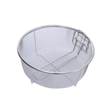 Maxbell Stainless Steel Fryer Basket French Fries Holder Round 23cmx23cm