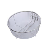 Maxbell Stainless Steel Fryer Basket French Fries Holder Round 23cmx23cm
