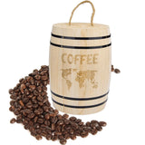 Maxbell Wooden Barrel Desk Organizer Pencil Holder Stand Durable Chic for Office