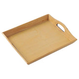 Maxbell Wooden Rectangular Serving Tray Decorative for Dining Table Home Kitchen Yellow