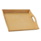 Maxbell Wooden Rectangular Serving Tray Decorative for Dining Table Home Kitchen Yellow