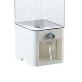 Maxbell Rice Dispenser Food Dispenser Cereal Dispenser Bucket for Countertop Pantry White