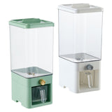 Maxbell Rice Dispenser Food Dispenser Cereal Dispenser Bucket for Countertop Pantry White