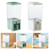 Maxbell Rice Dispenser Food Dispenser Cereal Dispenser Bucket for Countertop Pantry White