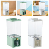 Maxbell Rice Dispenser Food Dispenser Cereal Dispenser Bucket for Countertop Pantry White