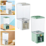 Maxbell Rice Dispenser Food Dispenser Cereal Dispenser Bucket for Countertop Pantry White