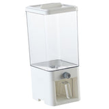 Maxbell Rice Dispenser Food Dispenser Cereal Dispenser Bucket for Countertop Pantry White