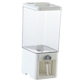 Maxbell Rice Dispenser Food Dispenser Cereal Dispenser Bucket for Countertop Pantry White