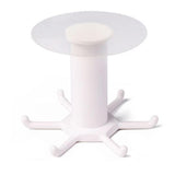 Maxbell Wall Mounted Utensil Holder Hook Kitchenware Storage Rack for Towel Spoon White