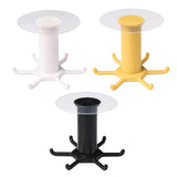 Maxbell Wall Mounted Utensil Holder Hook Kitchenware Storage Rack for Towel Spoon White