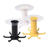 Maxbell Wall Mounted Utensil Holder Hook Kitchenware Storage Rack for Towel Spoon White