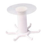 Maxbell Wall Mounted Utensil Holder Hook Kitchenware Storage Rack for Towel Spoon White