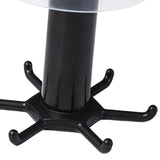 Maxbell Wall Mounted Utensil Holder Hook Kitchenware Storage Rack for Towel Spoon Black