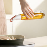 Maxbell Kitchen Oil Bottle 250ml Leakproof Seasoning Oil Dispenser  Orange