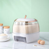 Maxbell 5KG Rice Storage Container Grain Dispenser for Rice White