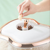 Maxbell 5KG Rice Storage Container Grain Dispenser for Rice White