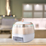 Maxbell 5KG Rice Storage Container Grain Dispenser for Rice White