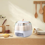 Maxbell 5KG Rice Storage Container Grain Dispenser for Rice White