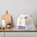 Maxbell 5KG Rice Storage Container Grain Dispenser for Rice White