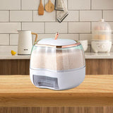 Maxbell 5KG Rice Storage Container Grain Dispenser for Rice White