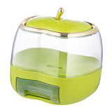 Maxbell 5KG Rice Storage Container Grain Dispenser for Rice Green