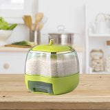 Maxbell 5KG Rice Storage Container Grain Dispenser for Rice Green