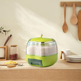 Maxbell 5KG Rice Storage Container Grain Dispenser for Rice Green