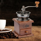 Maxbell Vintage Style Classic Coffee Mill Hand Crank Coffee Grinders with Drawer