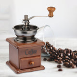Maxbell Vintage Style Classic Coffee Mill Hand Crank Coffee Grinders with Drawer