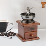 Maxbell Vintage Style Classic Coffee Mill Hand Crank Coffee Grinders with Drawer