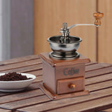 Maxbell Vintage Style Classic Coffee Mill Hand Crank Coffee Grinders with Drawer